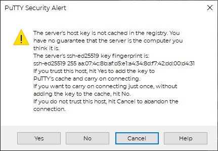 ssh-security-warning